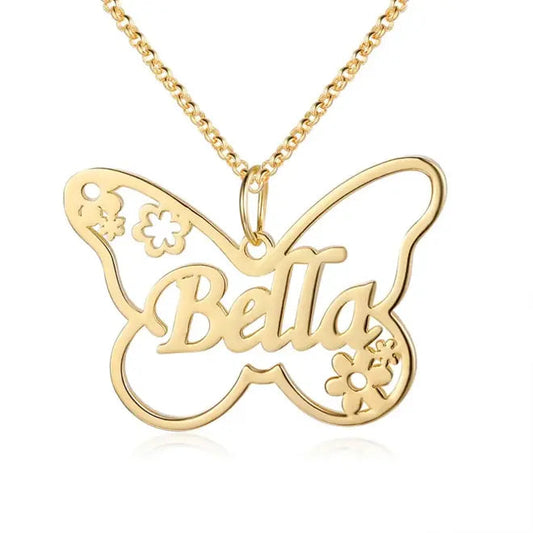Custom Name Butterfly Locket SHOP360