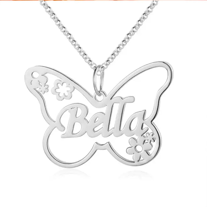 Custom Name Butterfly Locket SHOP360