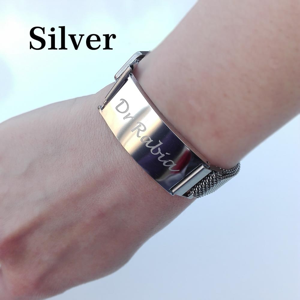 Magnet Bracelet With Name Engraving Shop360