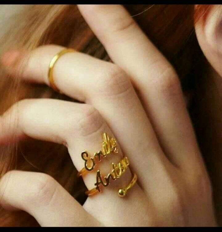 Custom Name Engraved Ring Shop360