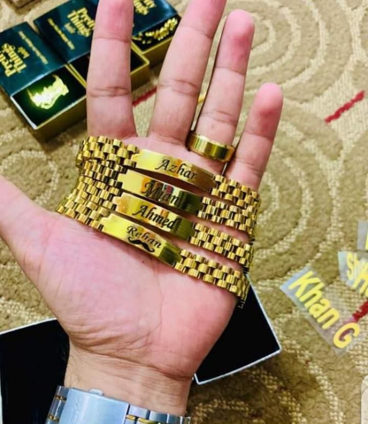 Rado Bracelets With Customized Name - Unisex Personalized Name Bracelet Shop360