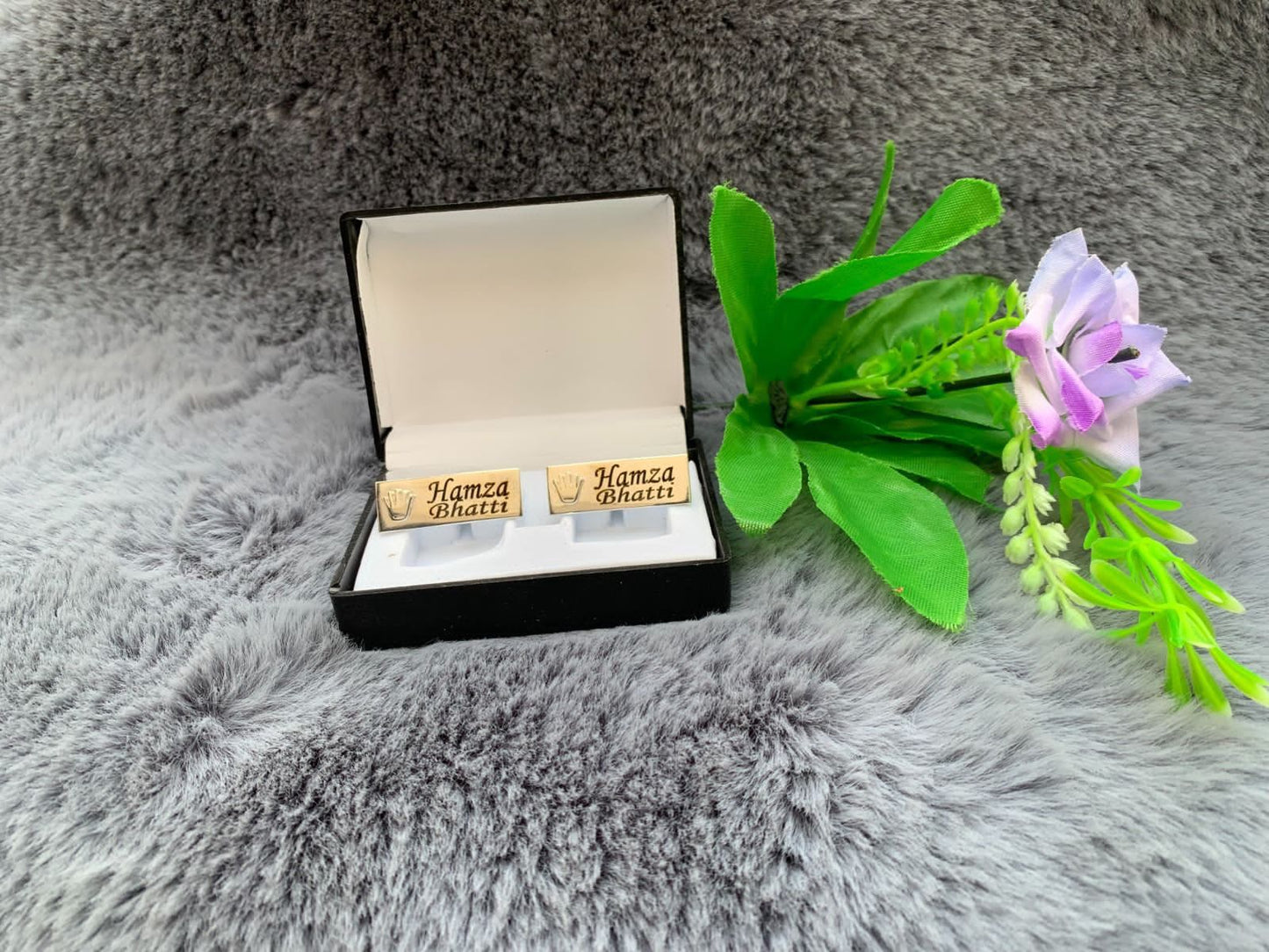 Crown Cufflinks Stud Buttons With Name Engraving Shop360