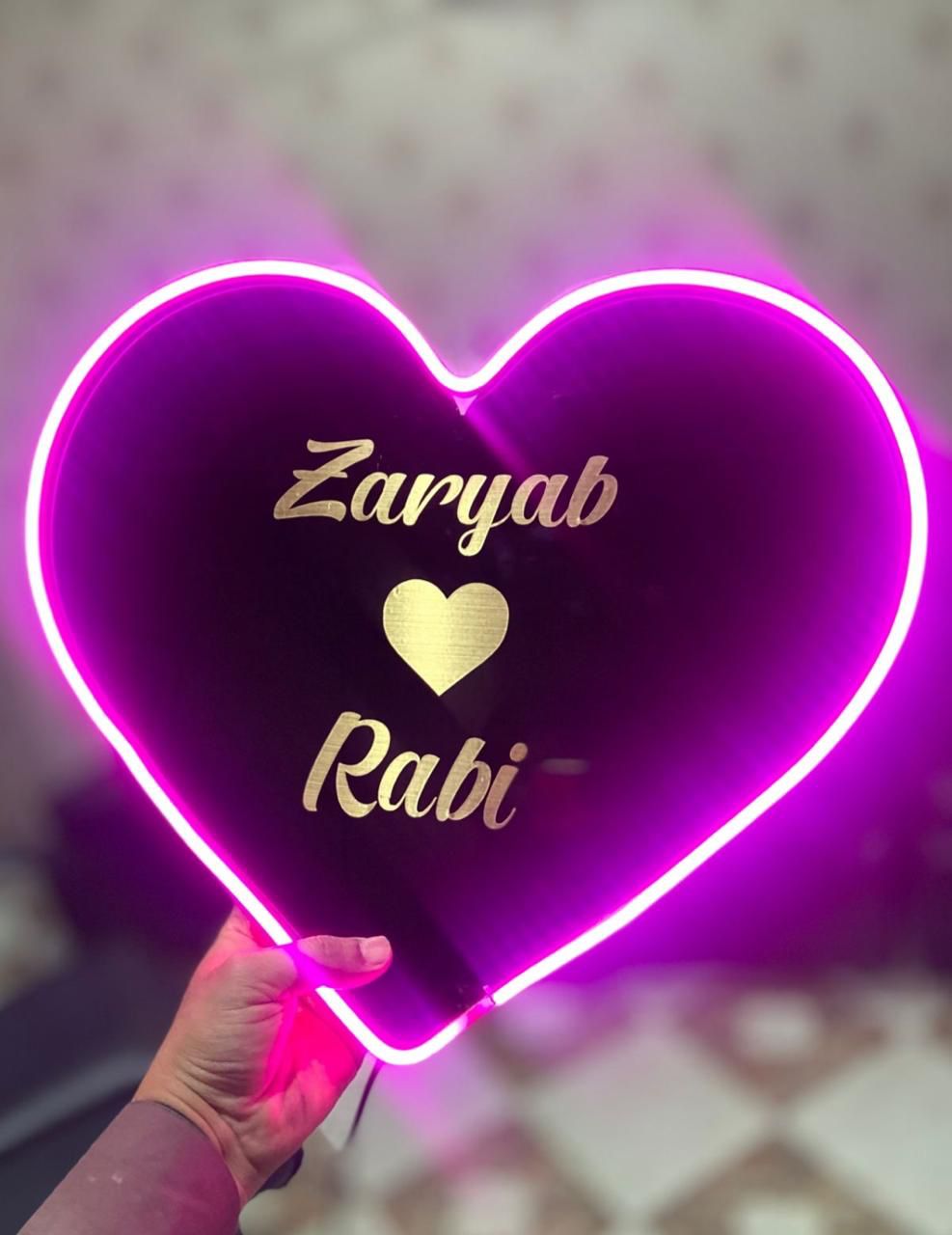 Heart Shape Neon Home Decor Shop360