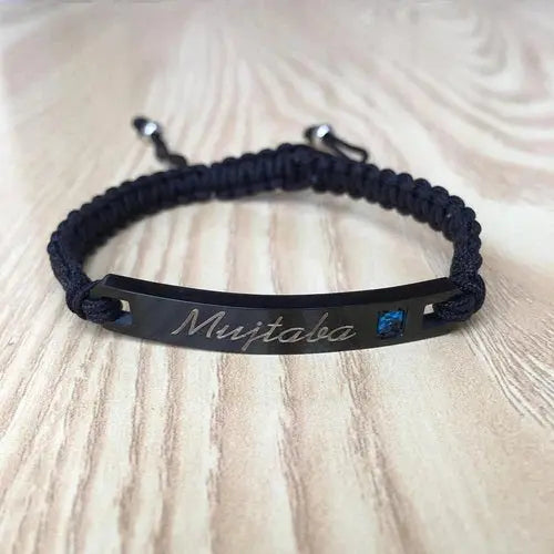 Name Engraved Dori Bracelet For Girls & Boys Shop360