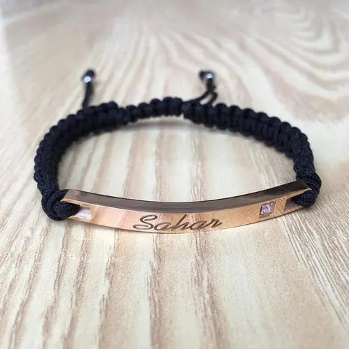 Name Engraved Dori Bracelet For Girls & Boys Shop360