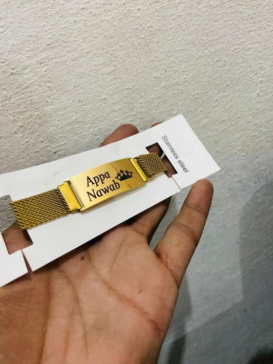 Magnet Bracelet With Name Engraving Shop360