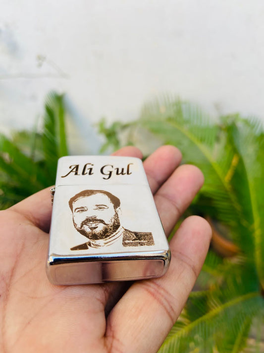 Zippo Lighter With Name & Photo Engravings Shop360