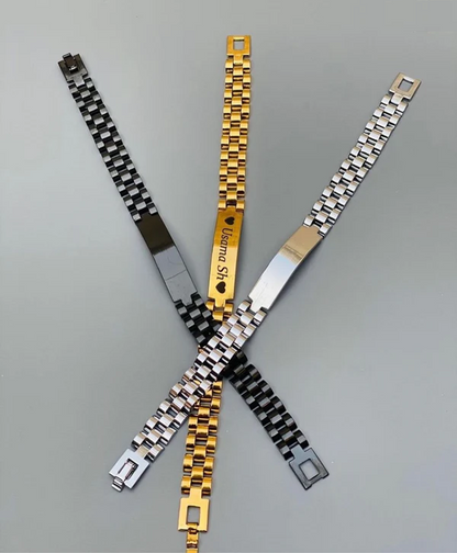 Rado Bracelets With Customized Name - Unisex Personalized Name Bracelet Shop360