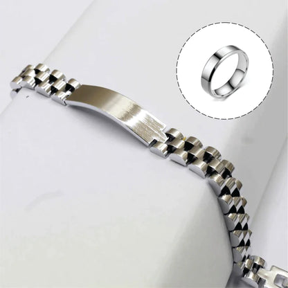 Premium Name Bracelet + FREE Ring
