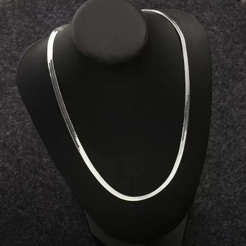 Snake Chain - Stainless Steel Chain for Boys & Girls - Unisex Chain - Golden & Silver Chain Shop360