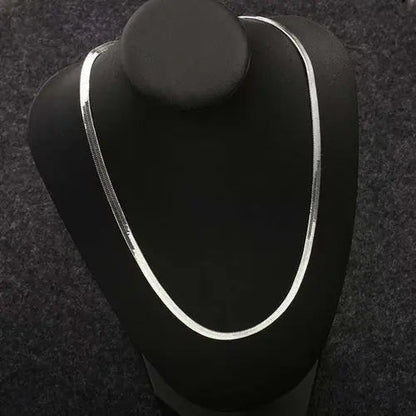 Snake Chain - Stainless Steel Chain for Boys & Girls - Unisex Chain - Golden & Silver Chain Shop360